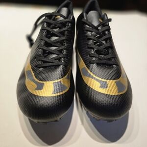 Source Unknown Black and Gold Athletic Shoes